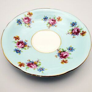 Repurpose Jewellery Dish Tray / Vintage AYNSLEY Roses Saucer Plate Replacement
